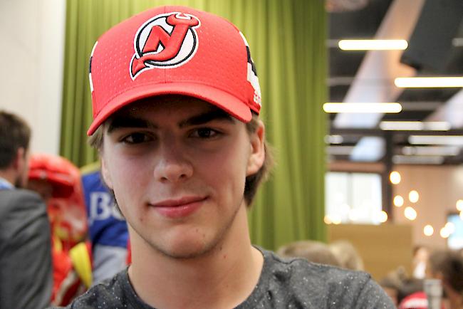 Die Gemeinde Naters bereitete einen Empfang für Eishockey-Talent Nico Hischier vor.