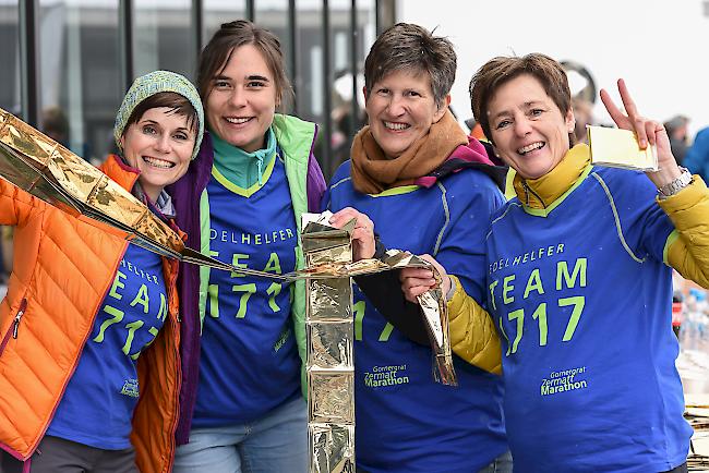 Gabriela Kalbermatten (49) aus Visp, Kerstin Lötscher (31) aus Siders, Beatrice Furrer (58) aus Brig und Daniela Schmid (54) aus Visp.