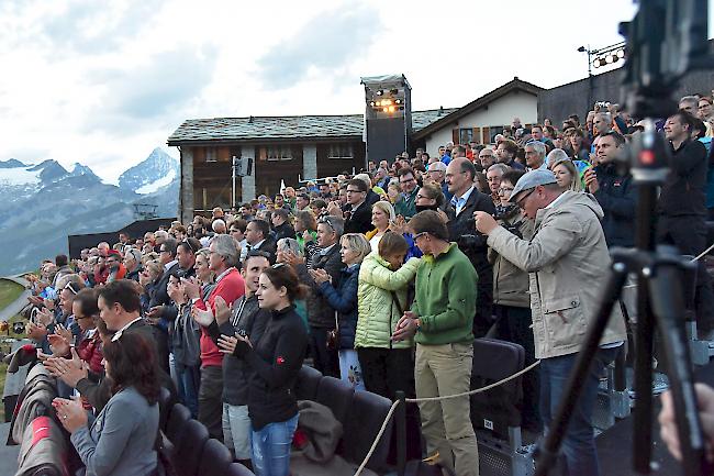 Impressionen der gestrigen Premiere des Stücks «Romeo und Julia am Gornergrat». 