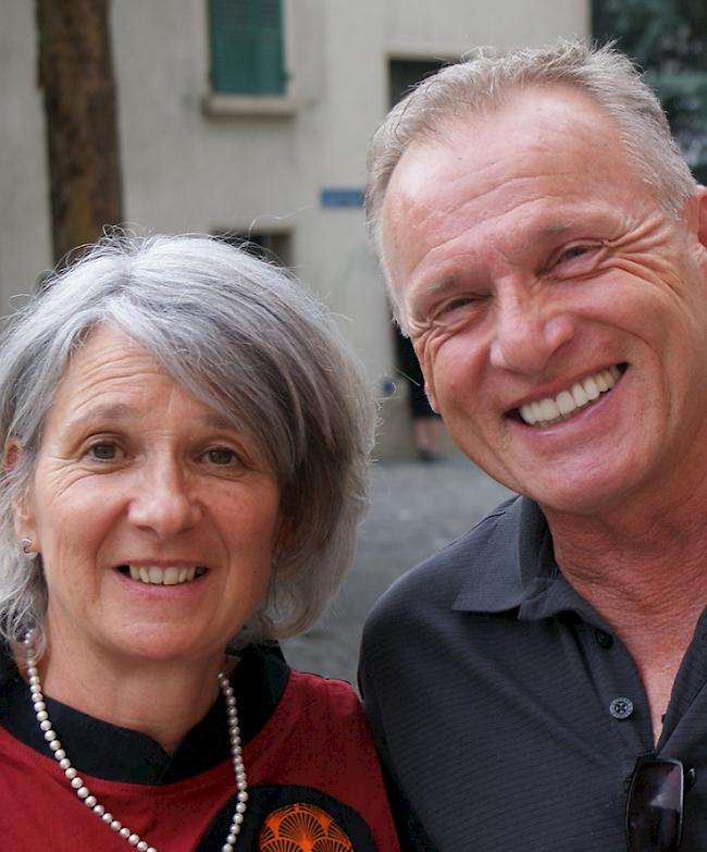 Alice Walker (60) aus Blatten und Daniel Vettiger(65) aus Luzern.