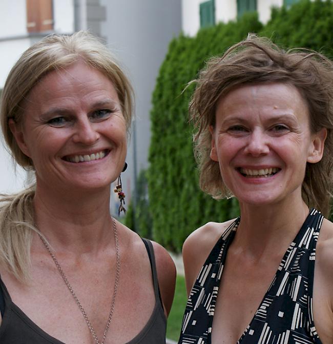 Regula Imboden (50) und Judith Bärenfaller (53) beide aus Glis.