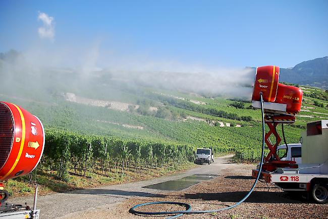 Der Volg-Ventilator im Einsatz. 