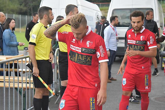 Federico Dimarco (links), Nicolas Lüchinger und der FC Sitten unterliegen im letzten Testspiel dem spanischen Erstdivisionär. 