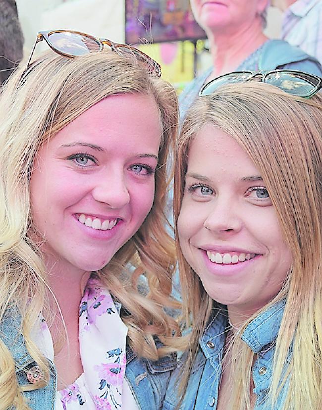 Sabrina Venetz (23) aus Termen und Noemi Venetz (22) aus Glis.