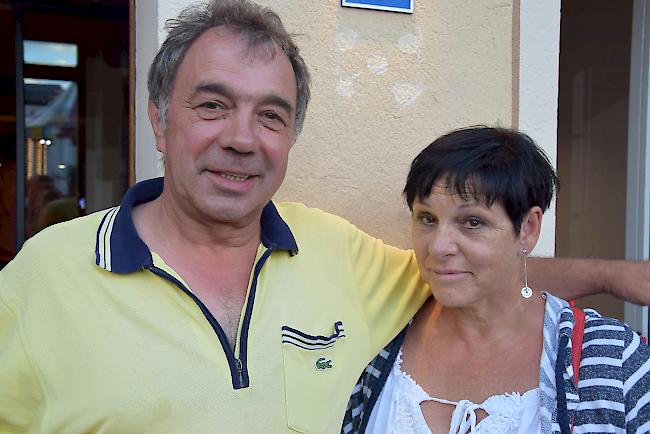 Walter Ruppen (66) und Anne Jonas (51) aus Naters.