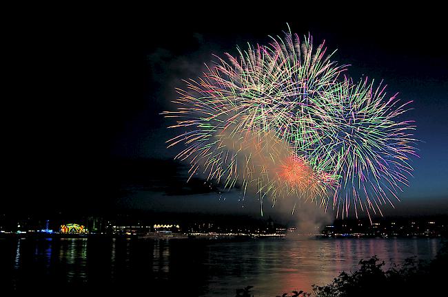 Feuerwerke gehören zum Nationalfeiertag einfach dazu.