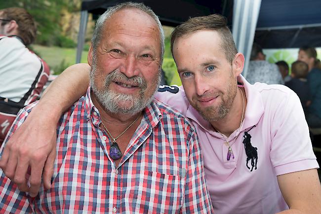 Ivo (68) und Simon Brantschen (36), beide aus Randa.