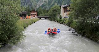Die Fahrt beginnt oberhalb von Oberwald.