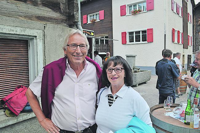 Genovef Chanton (67) und Ivo Chanton (66) aus Visp.