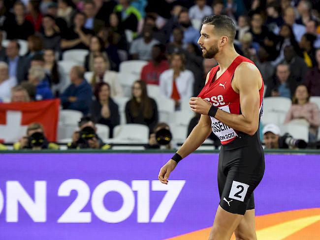 Für Kariem Hussein endete die WM im Final über 400 m Hürden mit einer Enttäuschung