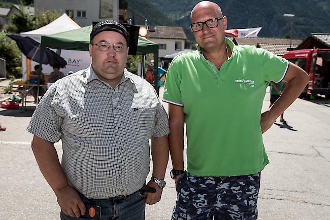 Roland Squaratti (49) aus Glis, Max Lauwiner (46) aus Brig.