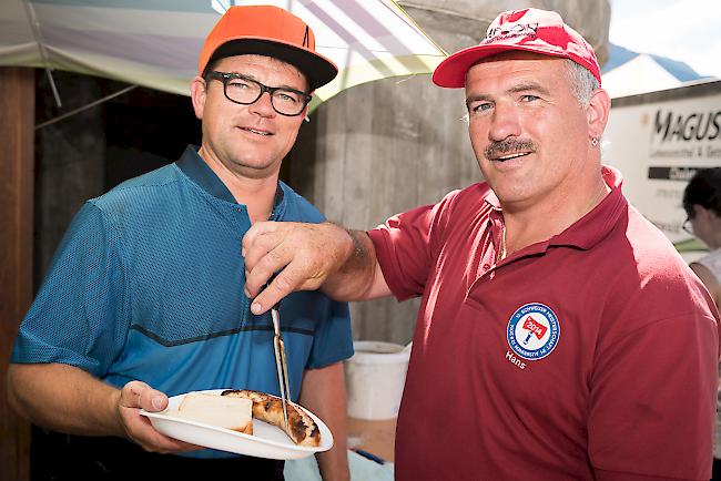 Thomas Welschen (48) und Hans Arnold (55), beide aus Ried-Brig.