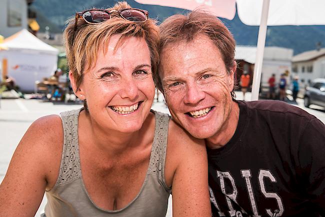 Nadja (51) und Aldo Hischier (54), beide aus Leuk-Stadt.