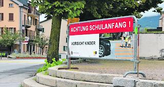 Schulanfang. Ab Mittwoch d&uuml;rfte entlang der Gliserallee wieder bedeutend mehr Betrieb herrschen.  