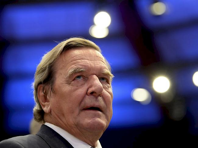 Altkanzler Gerhard Schröder steht auf der Liste möglicher Rosneft-Vorstandsmitglieder (Archiv)