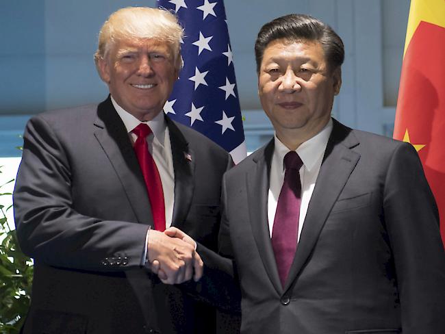 US-Präsident Donald Trump und Chinas Präsident Xi Jinping (Archiv)