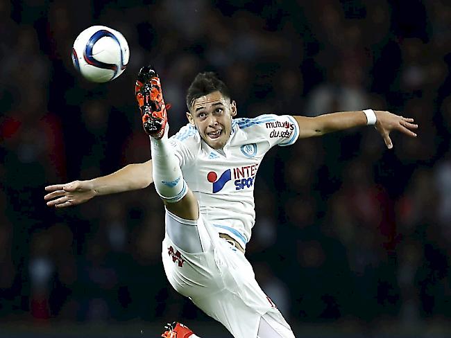 Lucas Ocampos sorgte mit seinem Tor dafür, dass Olympique Marseille in dieser Saison noch ungeschlagen ist