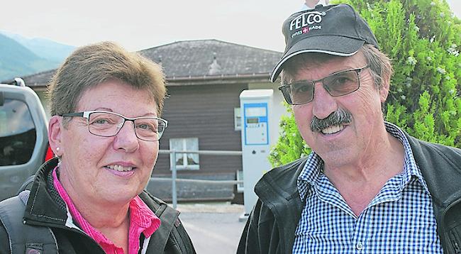 Claudine Eugster (61) und Karl Eugster (58) aus Varen.