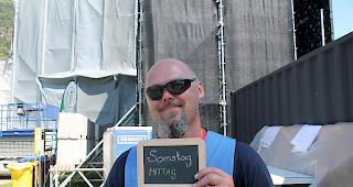 Peter ist Sicherheitsmann der Private Security Agency am Open Air Gampel.