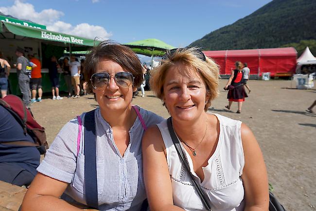 Stefanie Schlapbach (45) aus Fiesch und Nicole Carlen (43) aus Gluringen