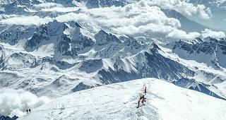 Der Mont Blanc an der franz&ouml;sisch-italienischen Grenze. (Archivbild)
