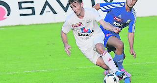 Trotz eines Hattricks von Vitezslav Hrdlicka (links) verlor der FC Oberwallis Naters gegen Martinach mit 3:6.