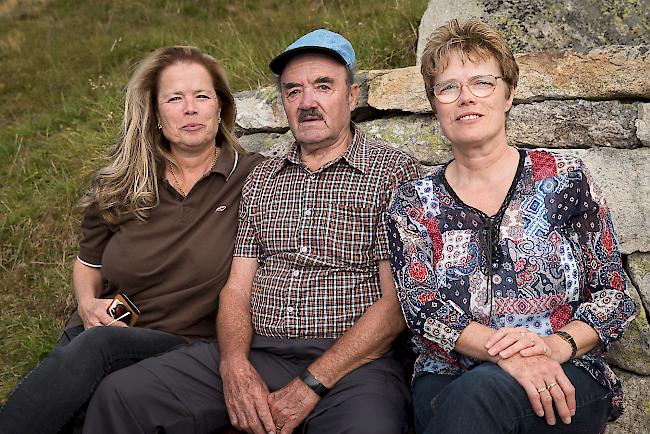 Susann Aschilier (53), Leo Schmid (77) und Silvia Anthamatten (53), alle aus Naters.