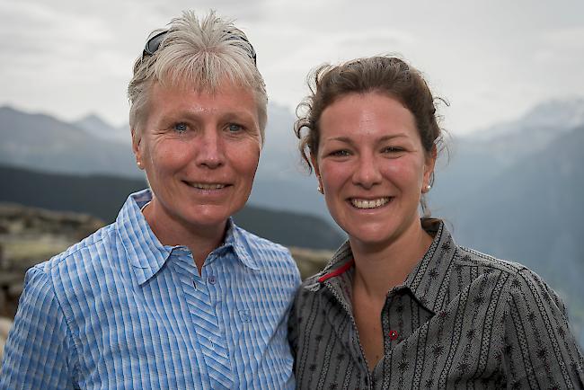 Rosemarie Andereggen (57) und Nicole Summermatter (29), beide aus Naters
