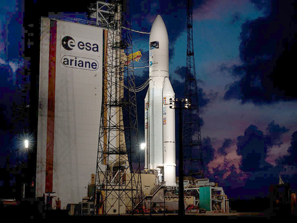 Start von europäischer Ariane-Rakete in letzter Sekunde abgebrochen ...