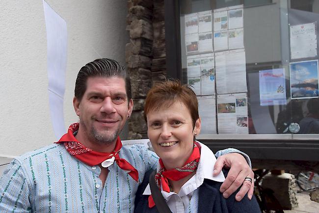 Adamo Ursprung ( 42) aus Brig-Glis und Cornelia Summermatter (46) aus St.Niklaus.