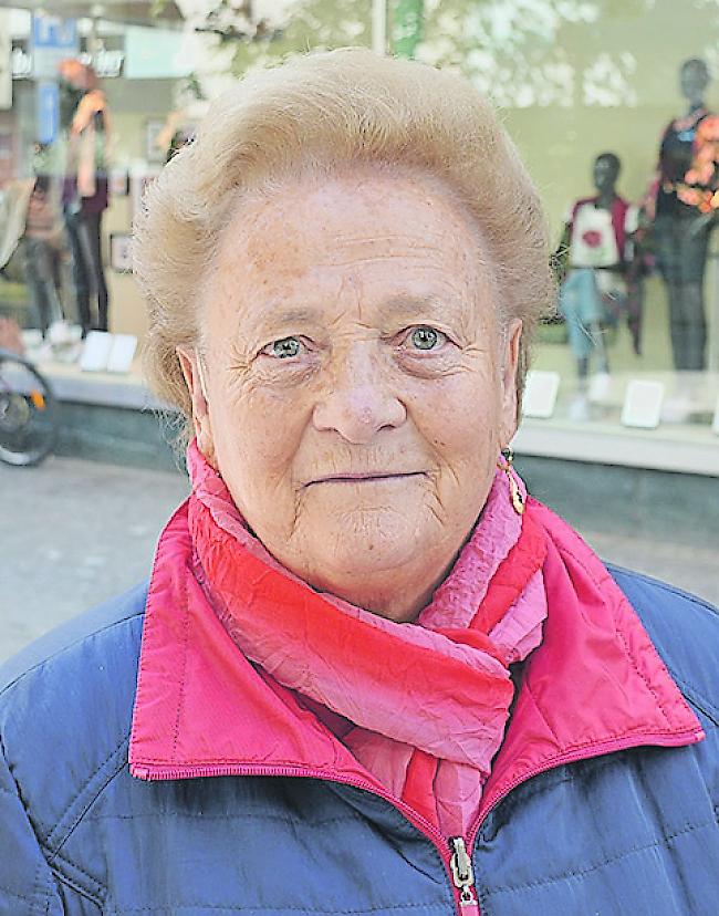 Maria Kalbermatten (76), Saas-Balen.