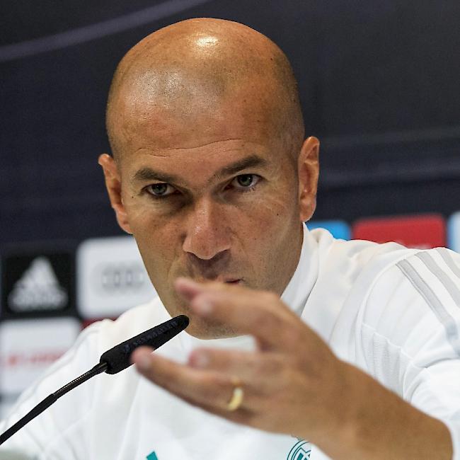 Keine Panik: Real-Trainer Zinédine Zidane glaubt an die Rückkehr zu alter Stärke