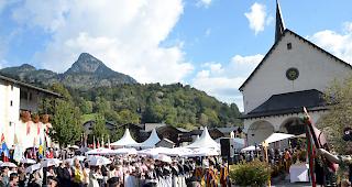 1000 Jahre Naters. Impressionen von der St. Merez-Feier, die den Startschuss der Jubil&auml;umsfeierlichkeiten darstellte.