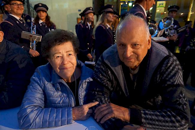 Angelika (79) und Walter Loretan (84), beide aus Varen.