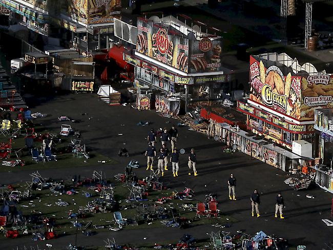 Las Vegas: Nach dem Anschlag auf ein Konzert in den USA läuft die Suche nach den Ursachen auf Hochtouren.