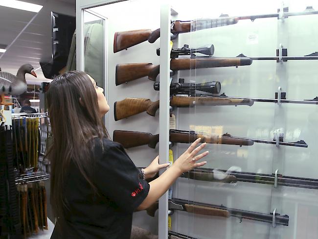 Das Massaker von Las Vegas stellt erneut die laschen US-Waffengesetze in Frage (Archiv)