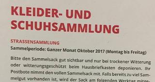 Der Oberwalliser Samariterverband ist ver&auml;rgert &uuml;ber die Altkleidersammlung der Texaid.