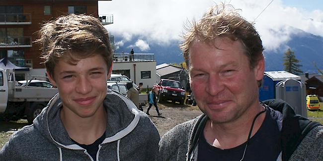 Justin (13) und Julien (47) Lambert aus Genf.