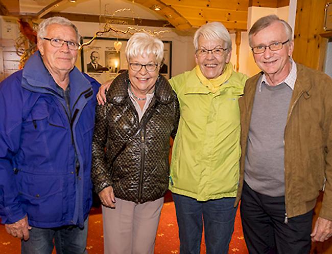 Franz Suter (79), Ruth Rüegg (71), Ruth Suter (71), Sepp Rüegg (76) aus Niederweningen.