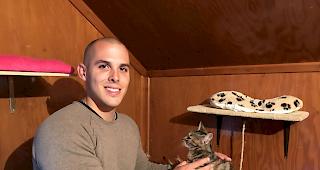 Der Pr&auml;sident des Tierschutzes Oberwallis, Daniel Pfaffen, sorgt sich um die Zukunft des Vereins.