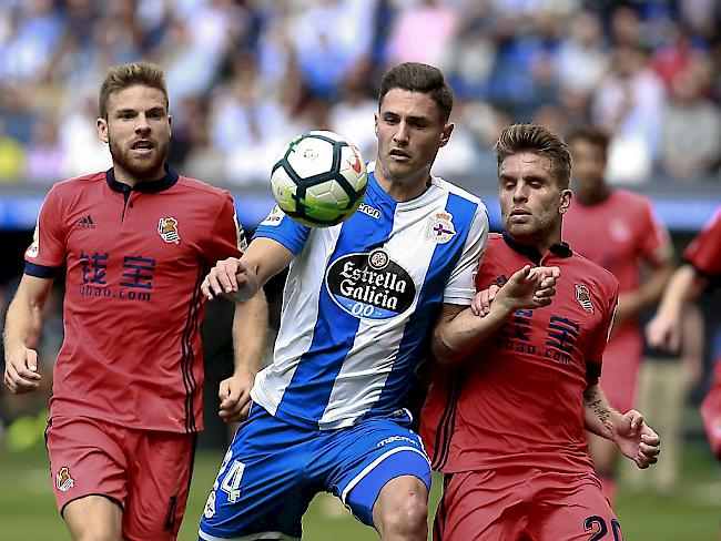 Fabian Schär setzte bei La Coruña schonungshalber aus