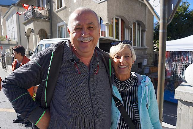 Theo (65) und Antonia Marx (65) aus Glis.