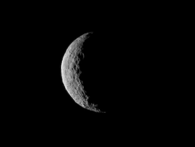 Dieses Foto knipste "Dawn" bei ihrem Anflug zu Ceres. (Archiv)
