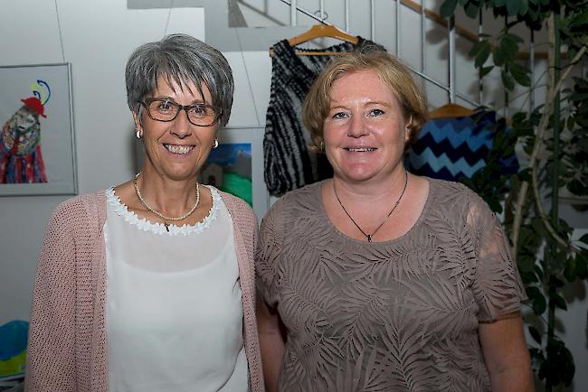 Bernadette Schmid (57) und Elsbeth Eggel (51), beide aus Naters.
