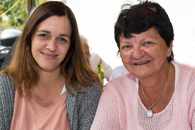 Helene Franzen (33) aus Bitsch und Jolanda Nellen (62) aus Naters.