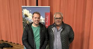 Nach 29 Jahren ist Gerhard Paris (rechts) als Mitglied des Verwaltungsrates zur&uuml;ckgetreten. An seine Stelle ist Karlheinz Fux gew&auml;hlt worden.