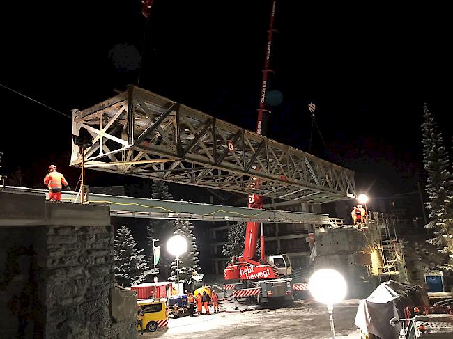 Letzte Züge. Die Getwingbrücke hat nach über 100 Jahren ausgedient und wird ersetzt.