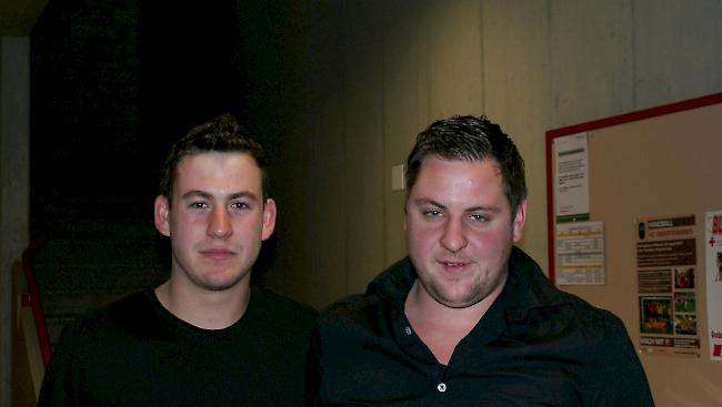Peter Karlen (26) und Marco Karlen (26) aus Törbel.