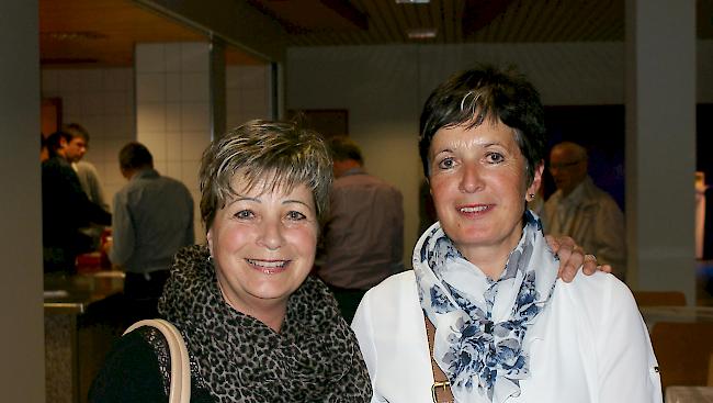 Amalia Heinzmann (55) und Benita Heinzmann (59) beide aus Visperterminen