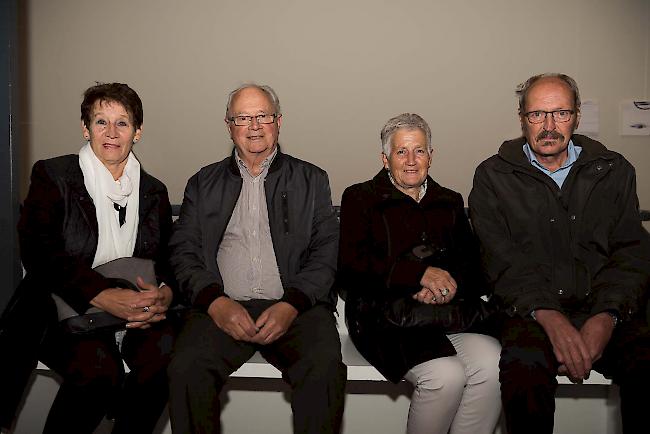 Elise (68) und Klaus Imboden (74), Madlen (62) und Werner Fux (66), alle aus Herbriggen.